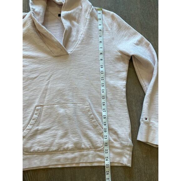 TOMMY HILFIGER Light Pink Cowl Neck Pullover Shirt Top L - Picture 10 of 10